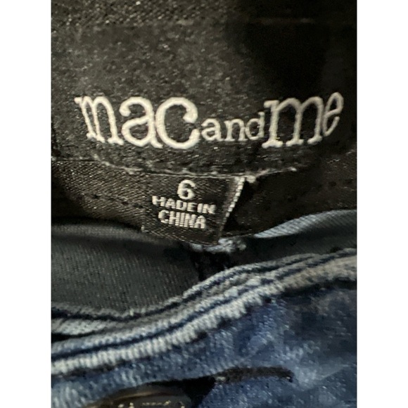 Mac and me Blue Distressed Women's Jeans - Picture 2 of 4